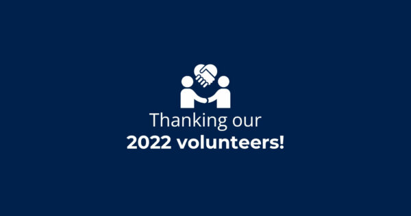 Volunteers of 2022: a very warm thank you!